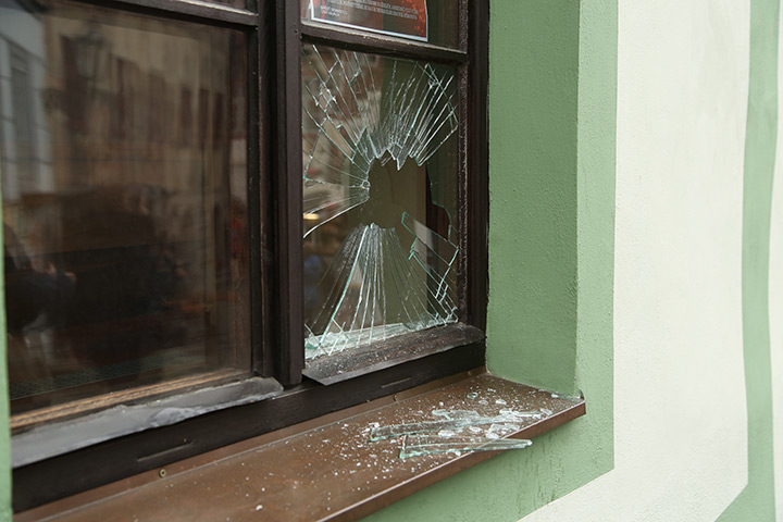 A2B Glass are able to board up broken windows while they are being repaired in Bishop Auckland.